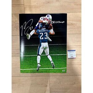 Rodney McLeod Jr. Signed "SB LII Champs" autographed Eagles 16x20 photo PSA